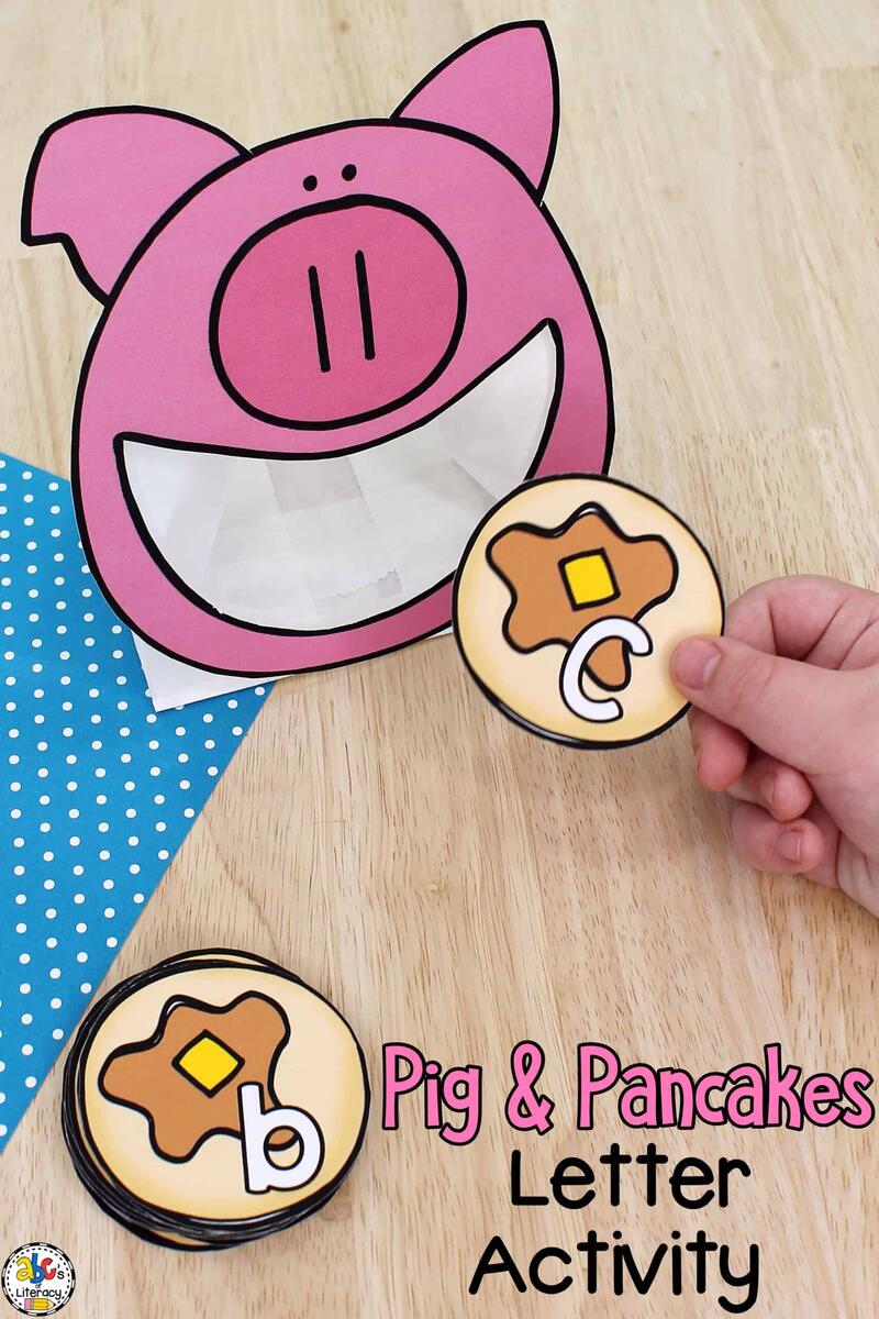 Pig Pancakes Letter Recognition Activity