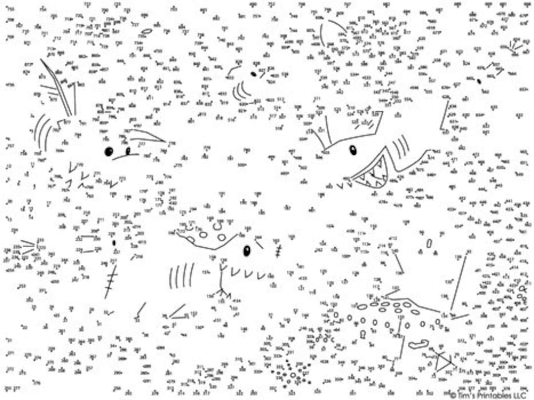 Pirate Shark Extreme Difficulty Dot to dot Connect The Dots PDF Etsy