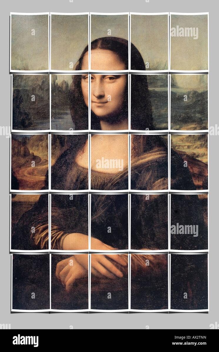 Portrait Of Lisa Del Giocondo Mona Lisa 1503 1506 By Leonardo Da Vinci 1452 1519 Digitally Altered Stock Photo Alamy