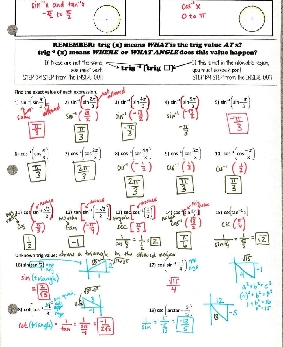 Precal Page 3 Insert Clever Math Pun Here Worksheets Library