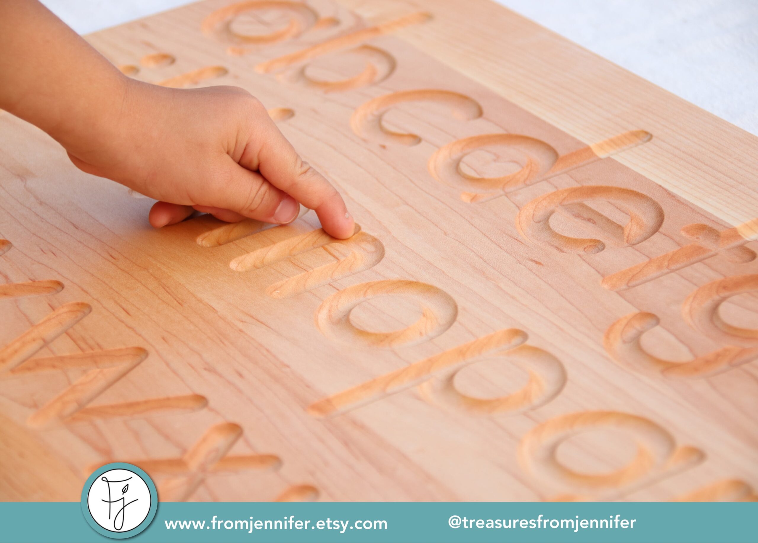 Print Alphabet Tracing Board From Jennifer Etsy
