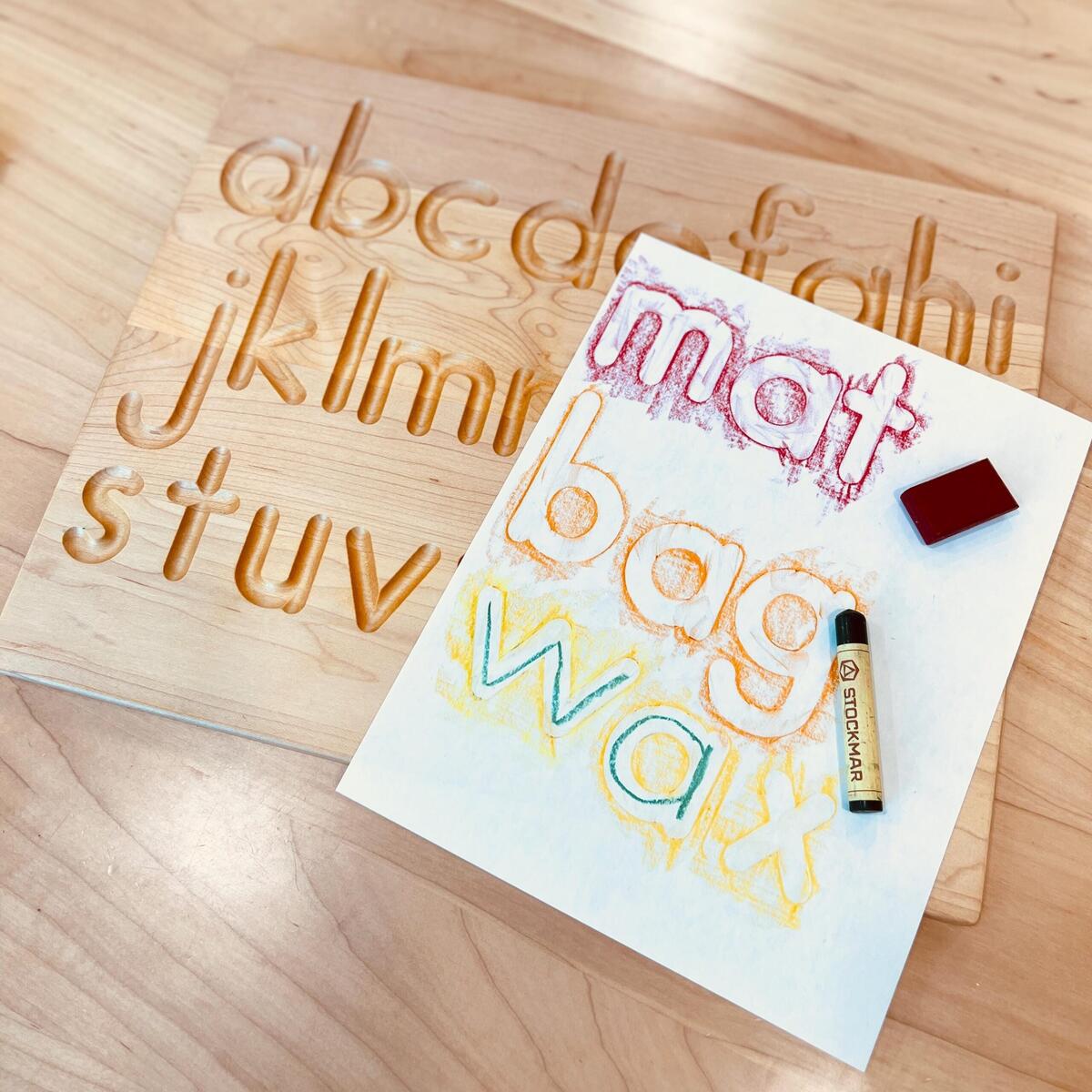 Print Alphabet Tracing Board from Jennifer Etsy