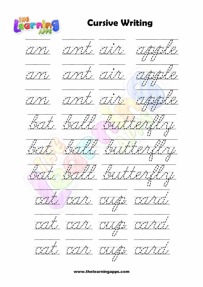 Printable Cursive Words Writing Grade 2 Worksheets For Kids Worksheets Library 15 Cursive Writing Worksheets 2nd Grade Free PDF At Worksheeto