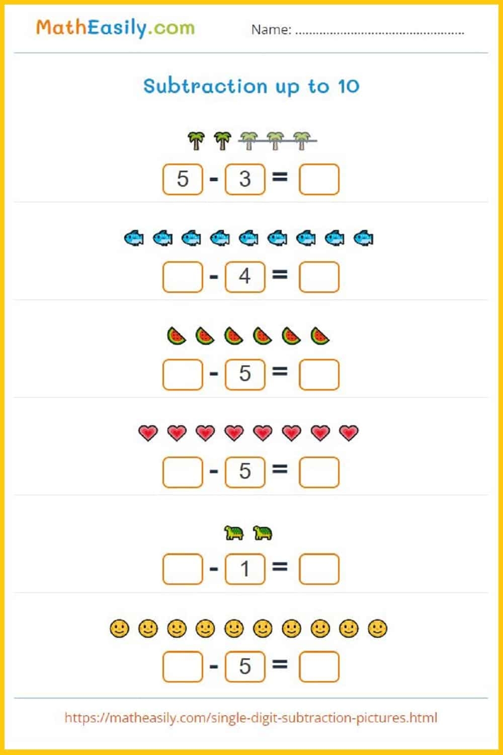 Printable Kindergarten Math Worksheets PDF Free Download Printable Kindergarten Math Worksheets PDF Free Download