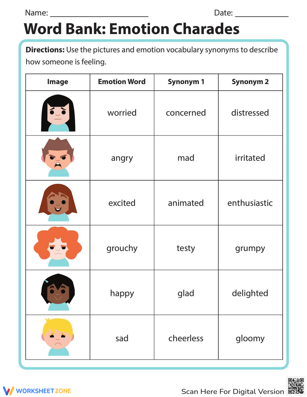 Printable Social Emotional Learning Worksheets Social Emotional Learning Worksheets And Activities Made By Teachers