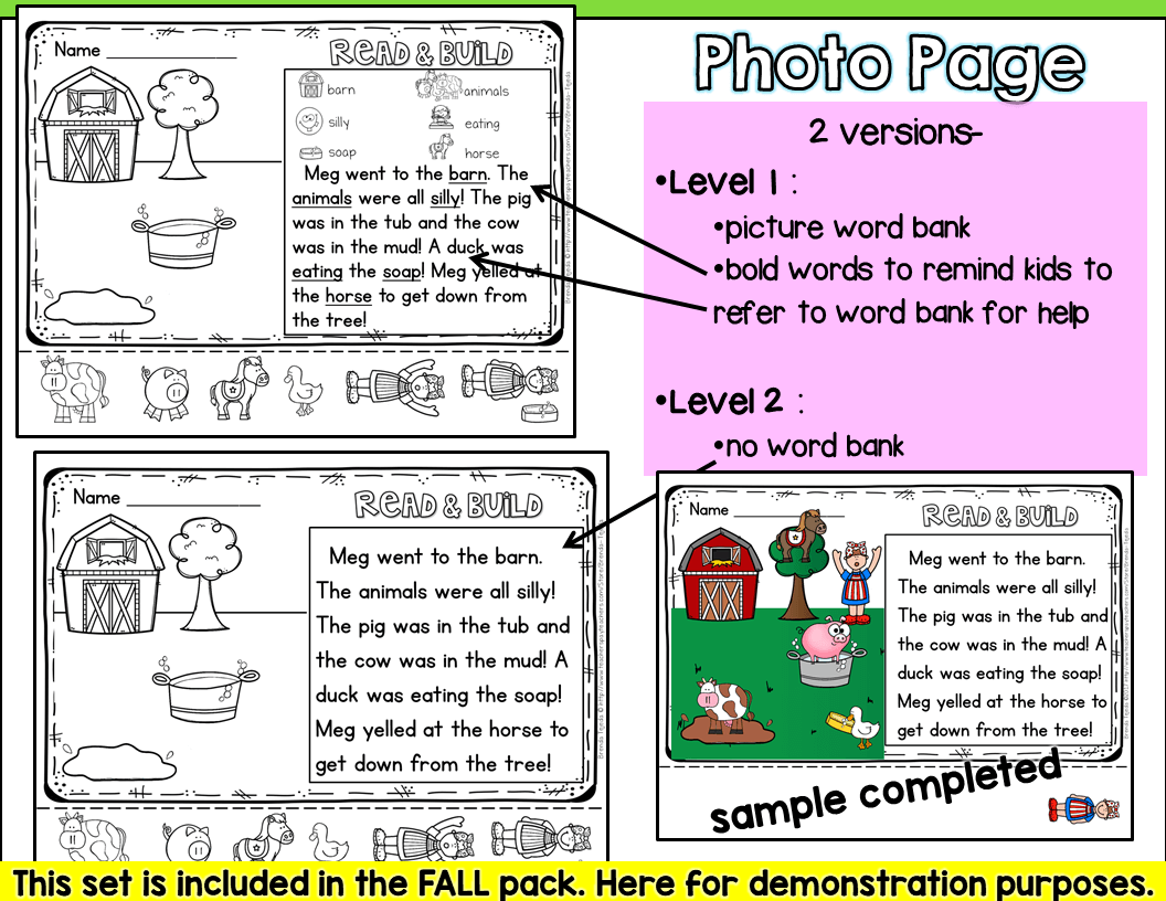 Reading Comprehension Cut Paste Passages Spring Tejeda S Tots