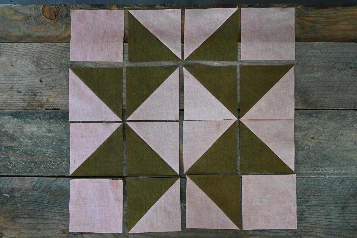 Ribbon Star Quilt Block Tutorial Farm Folk Ribbon Star Quilt Block