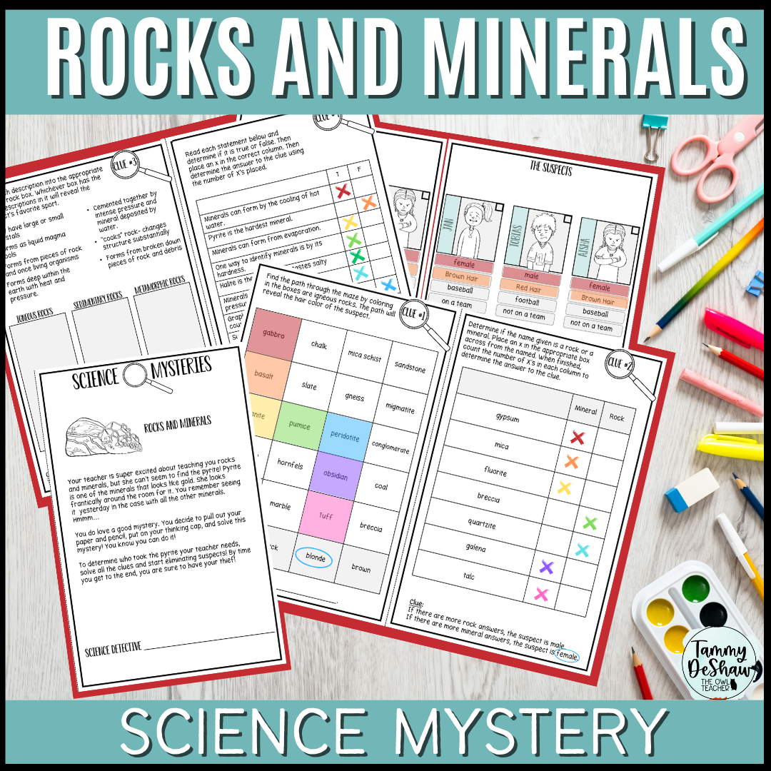 Science Rocks And Minerals 1st 2nd Grade MagiCore