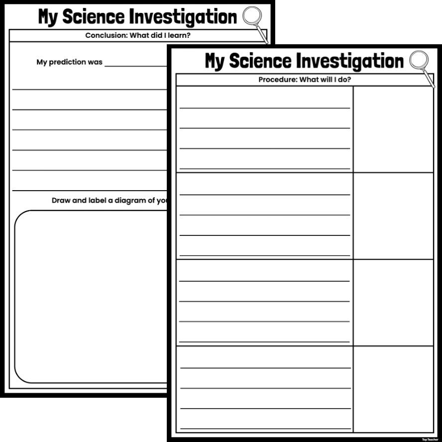 Science Fair Ideas Chemical Sciences Worksheet Top Teacher