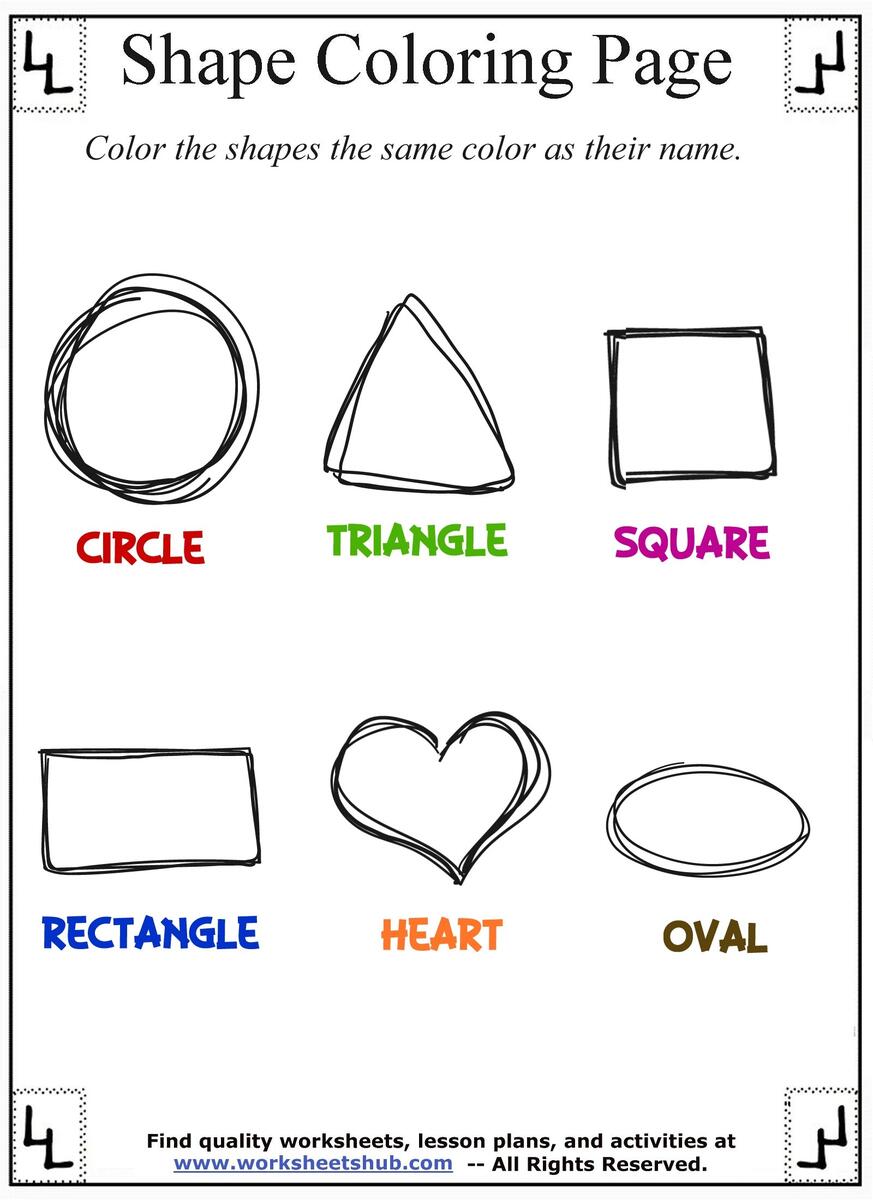 Printable Shapes 2D And 3D
