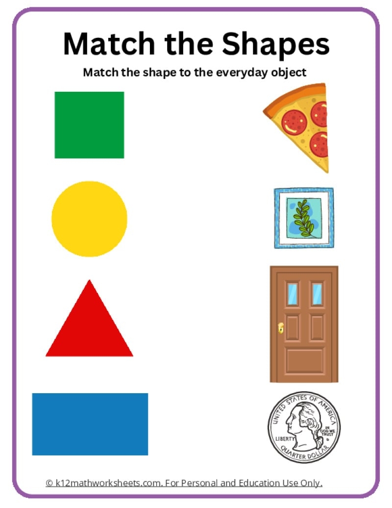 Sorting 2D And 3D Shapes Worksheet For 1st Grade Free Printable
