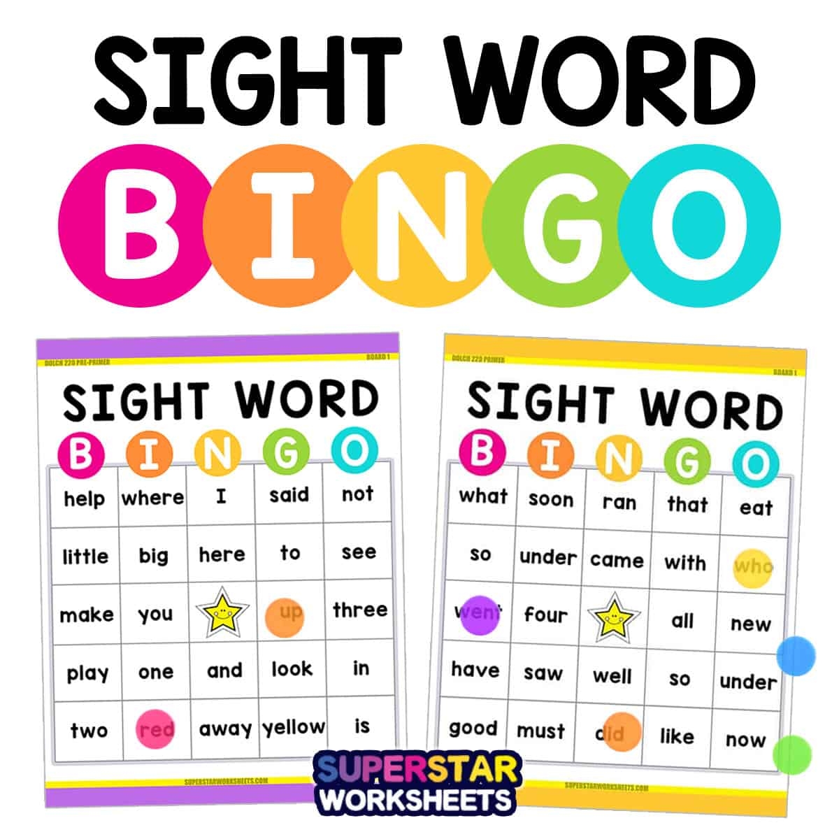 Relentlessly Fun Deceptively Educational Sight Word Bingo