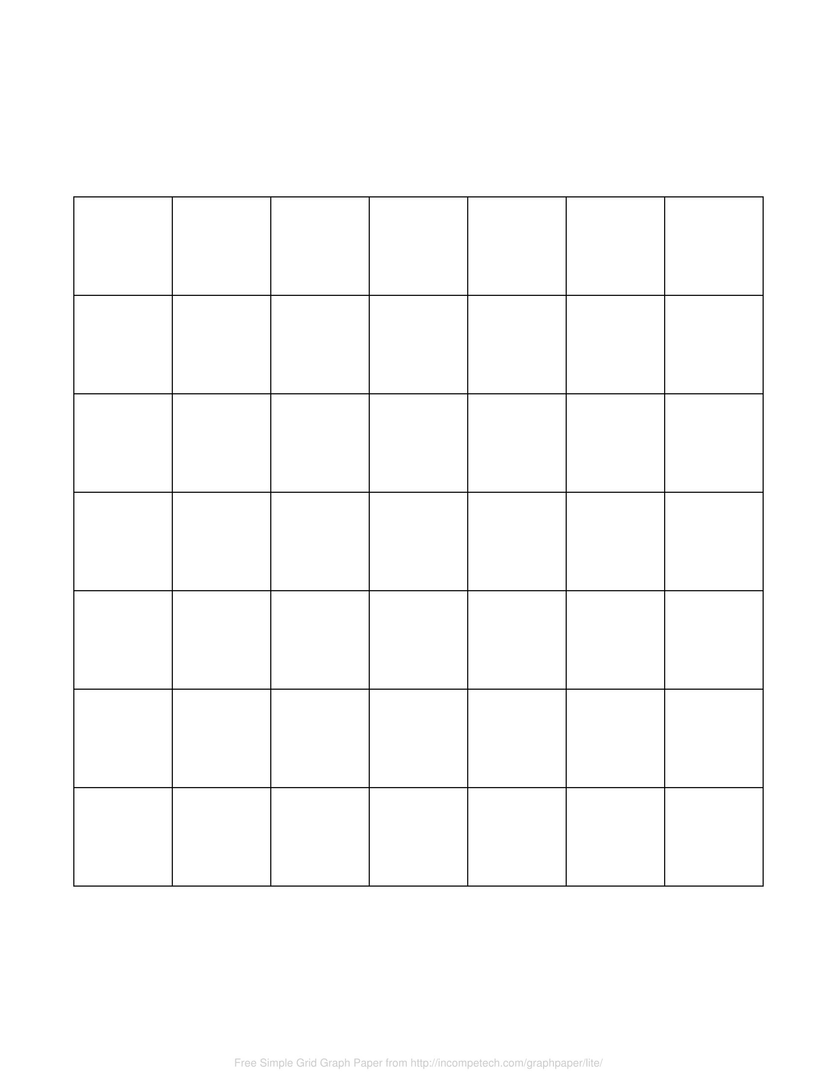 Free Online Graph Paper Plain