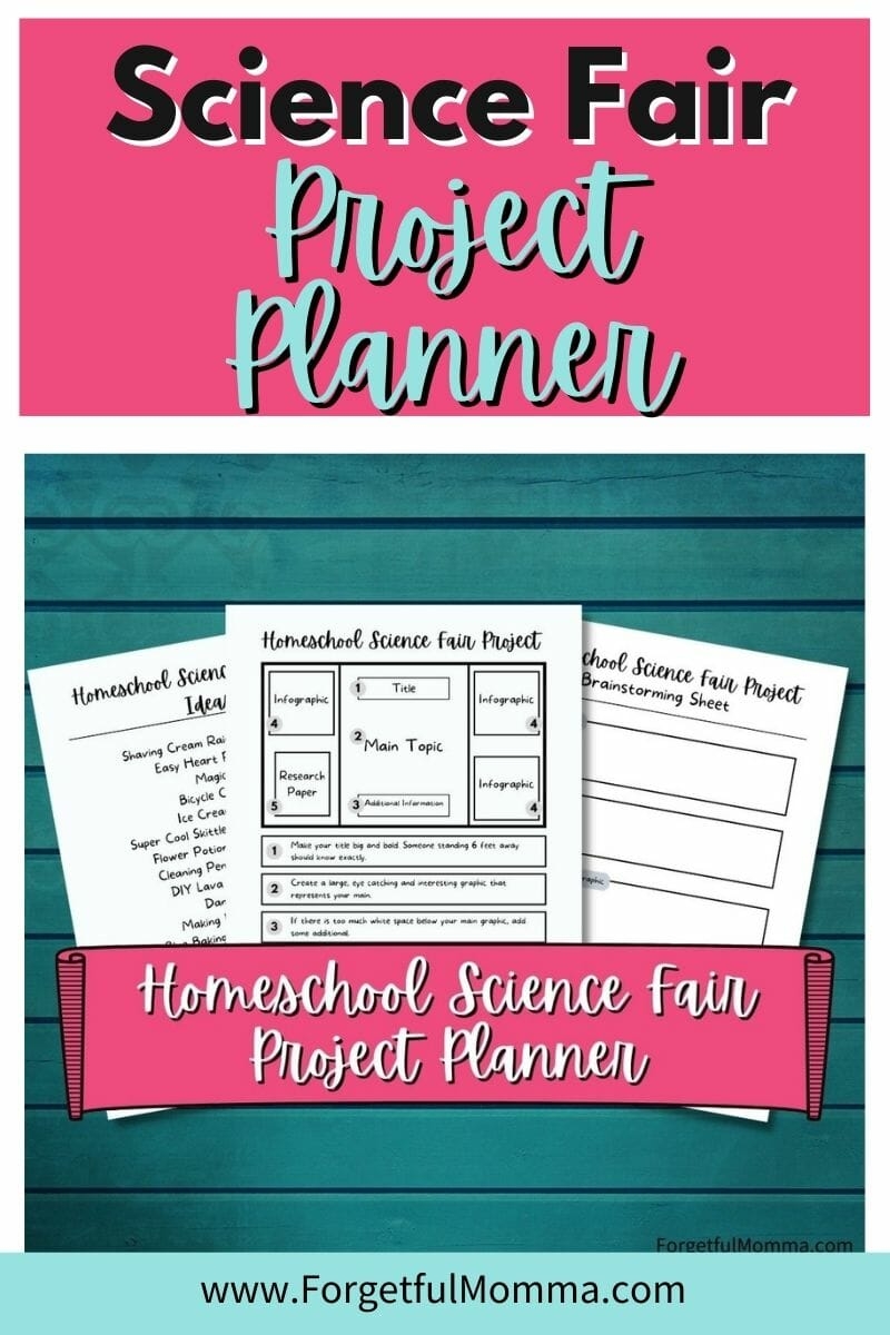 Step By Step Science Fair Project Planner For Homeschoolers
