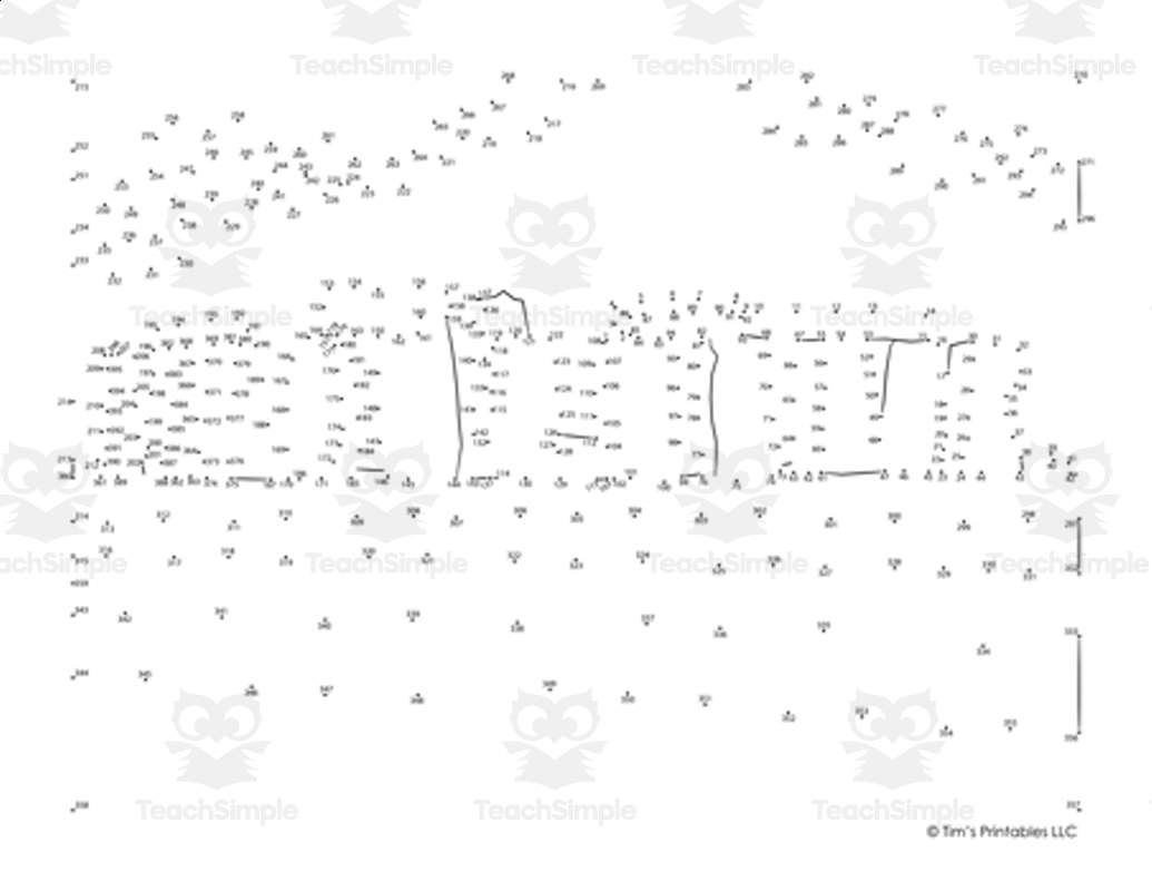 Stonehenge Dot To Dot Connect The Dots PDF By Teach Simple