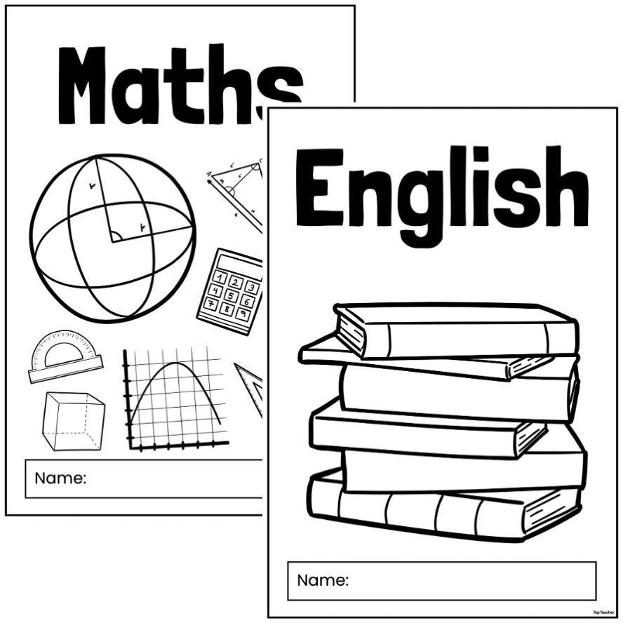 Notebook Cover ESL Worksheet By Byagmp