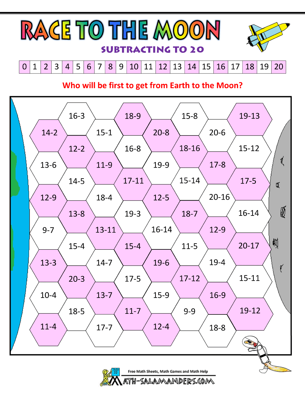 Subtraction Games For Kids Subtraction Games 2nd Grade