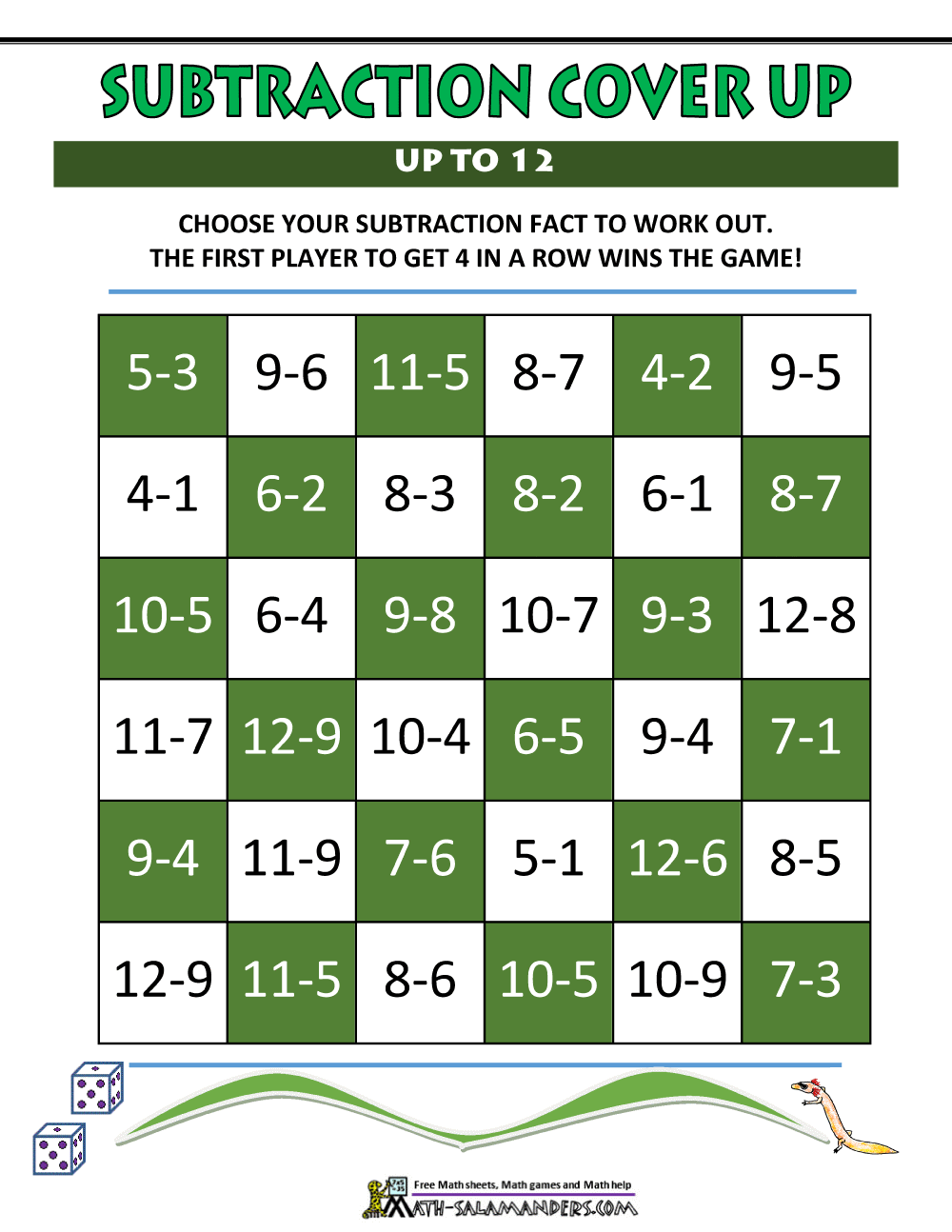 Subtraction Activities For First Grade Susan Jones Teaching