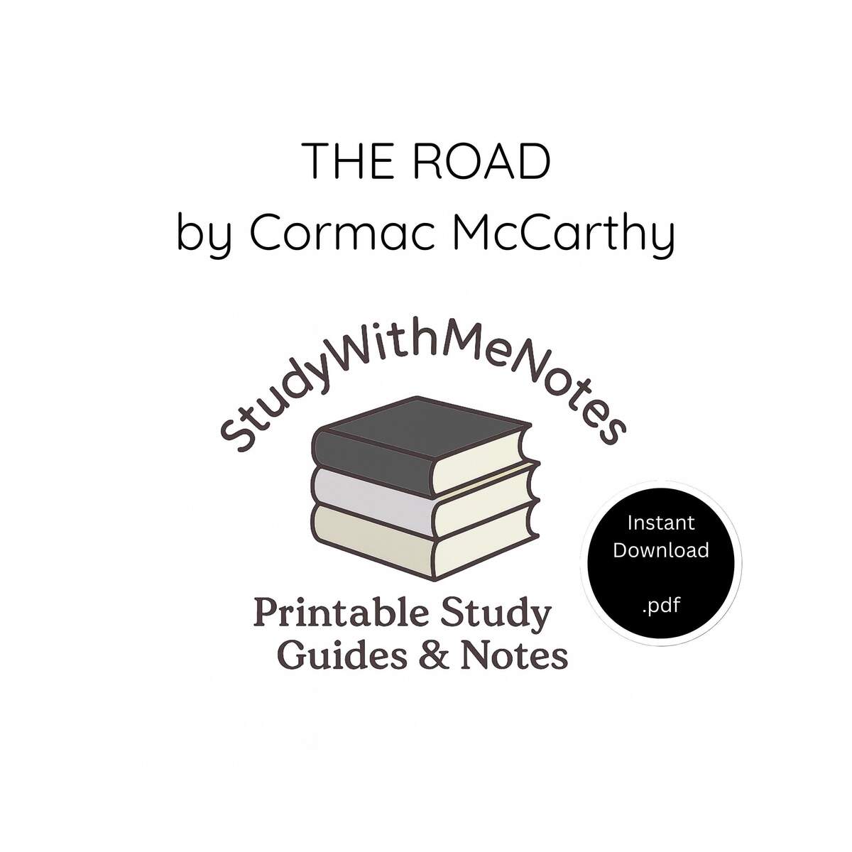 The Road By Cormac Mccarthy Study Guide Summary Analysis Notes Handout Download Printable PDF Book Report Exam Review Book Club Etsy Israel