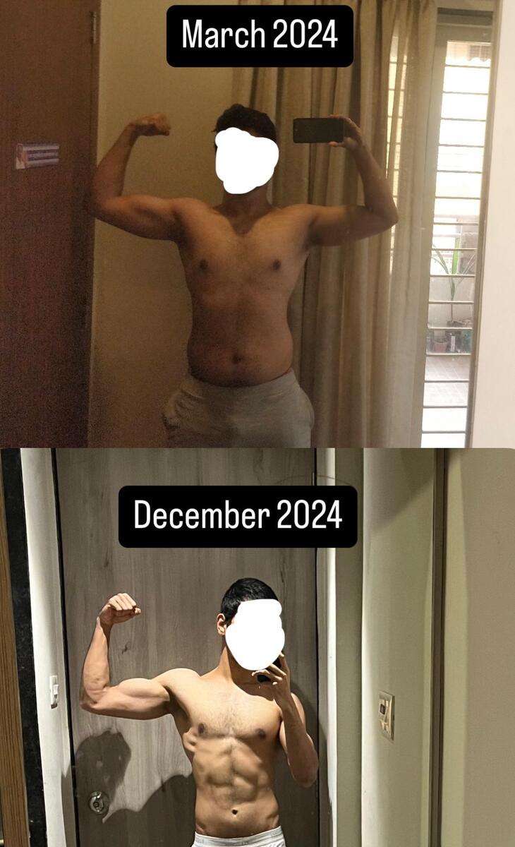 This Year S Cut Body Fat 30 To 12 25M 179cm R Fitness India