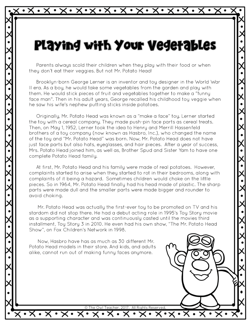 Toy Inventions Nonfiction Reading Passages Printable Digital Google The Owl Teacher