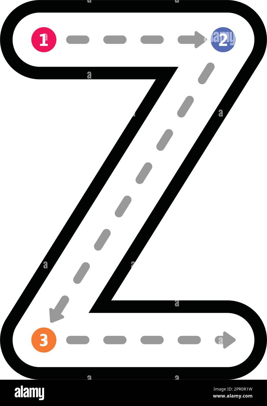 Letter Z Tracing Worksheets For Preschool