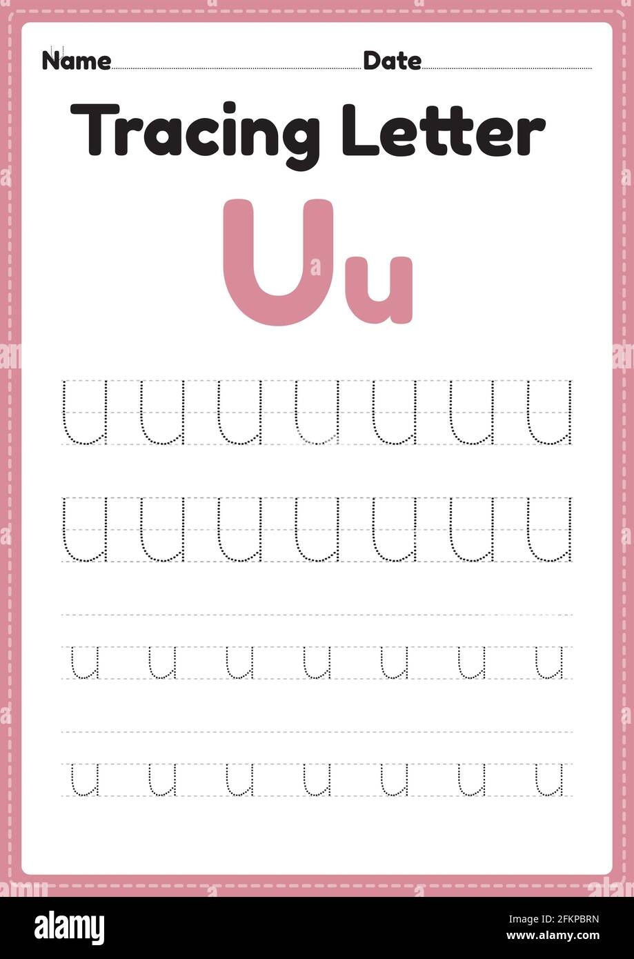 Tracing Letter U Hi Res Stock Photography And Images Alamy Tracing Letter U Hi Res Stock Photography And Images Alamy