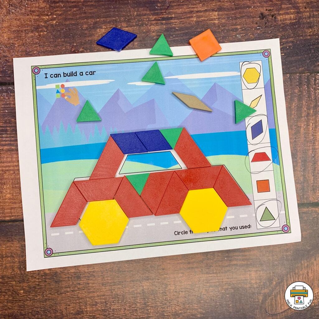 Transportation Pattern Block Mats Transportation Pattern Block Mats