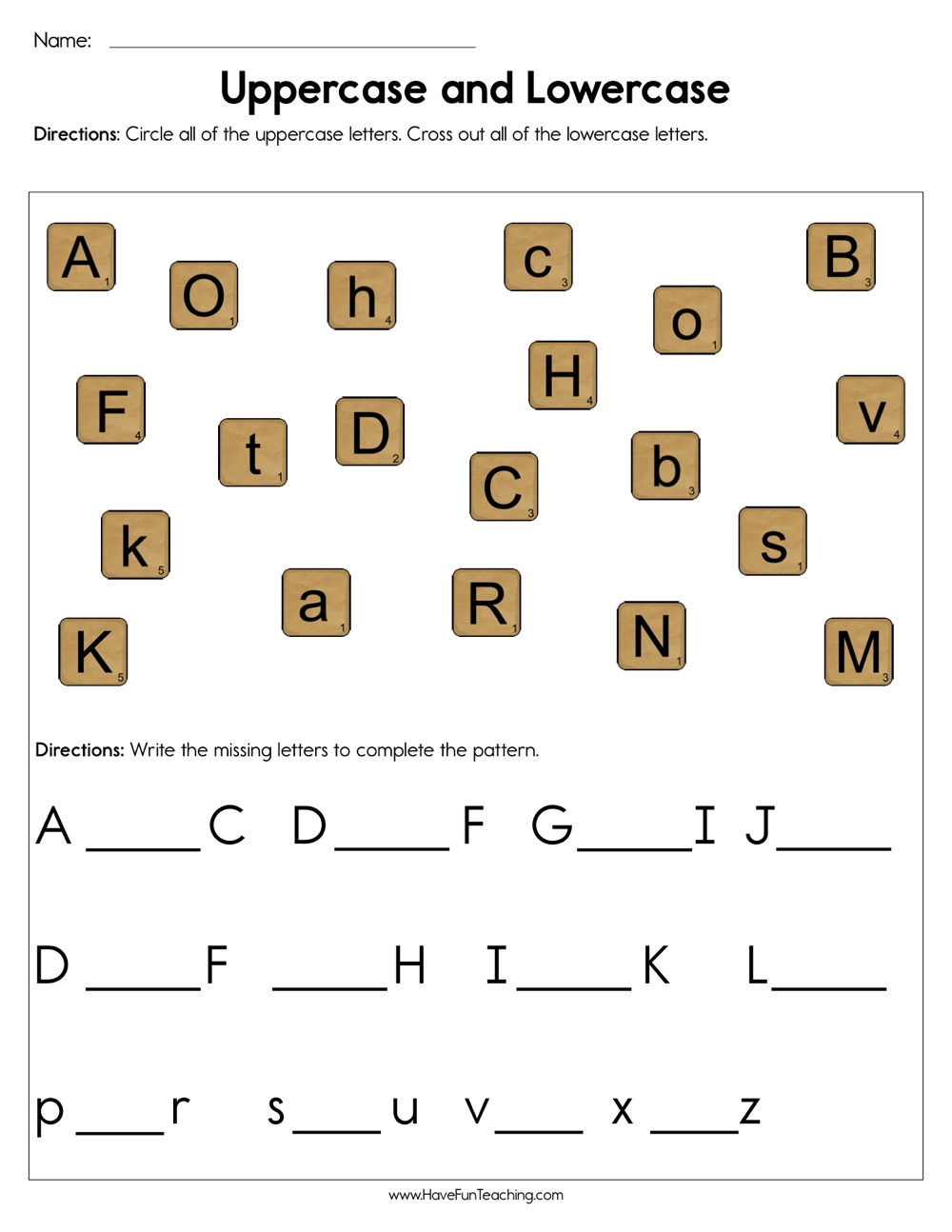 Missing Letter Worksheets Free Printables Doozy Moo