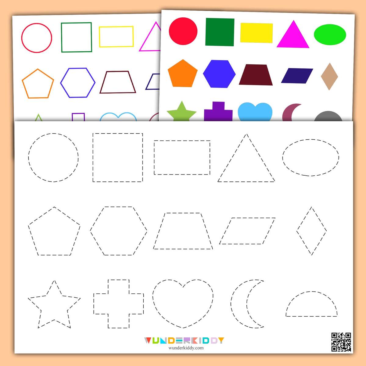 Visual Perceptual Activity Skills Shapes Worksheet Stock Illustration 2021370917 Shutterstock