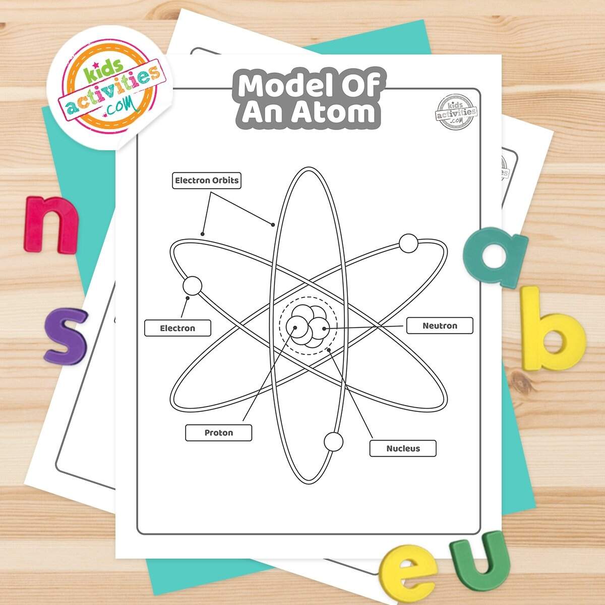 What Is An Atom Science Worksheets For Kids Kids Activities Blog