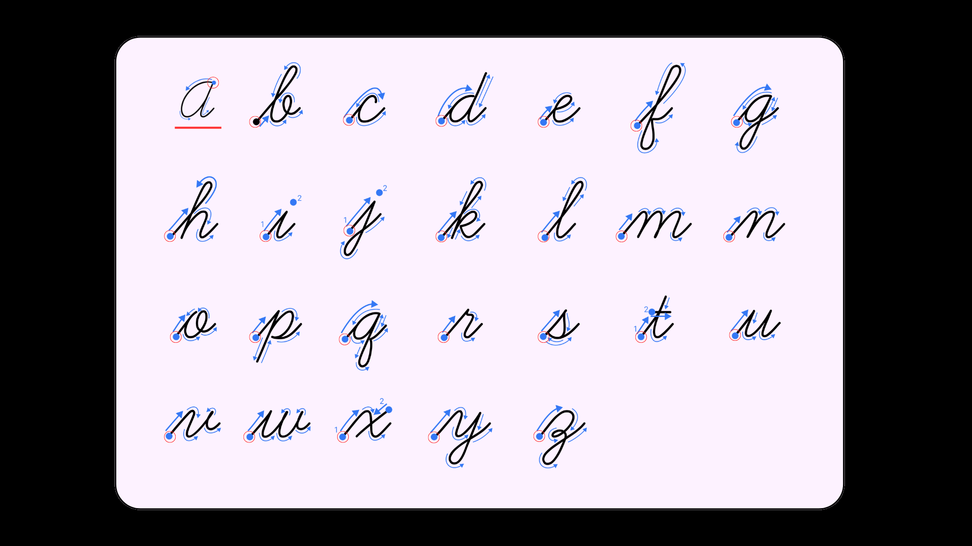 What Is The Rule Of Cursive Writing Writey Cursive Lower Case Letters 20 Free PDF Printables Printablee