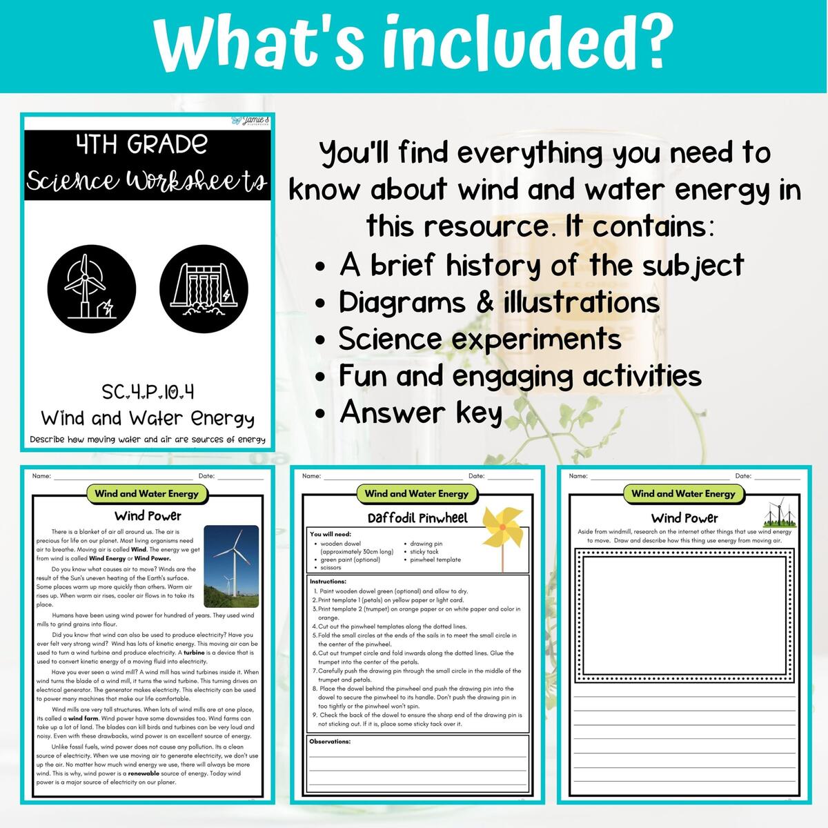Wind And Water Energy Activity Answer Key 4th Grade Physical Science Classful Wind And Water Energy Activity Answer Key 4th Grade Physical Science Classful
