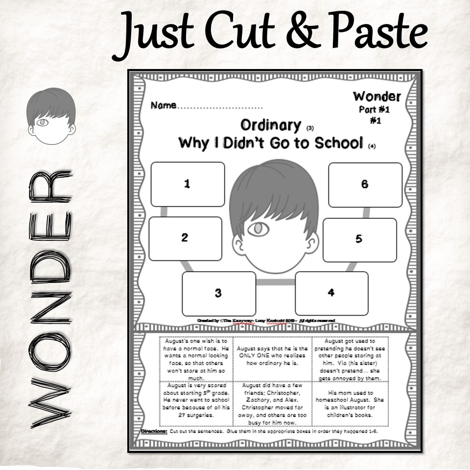 WONDER Chapter Summaries Made By Teachers WONDER Chapter Summaries Made By Teachers